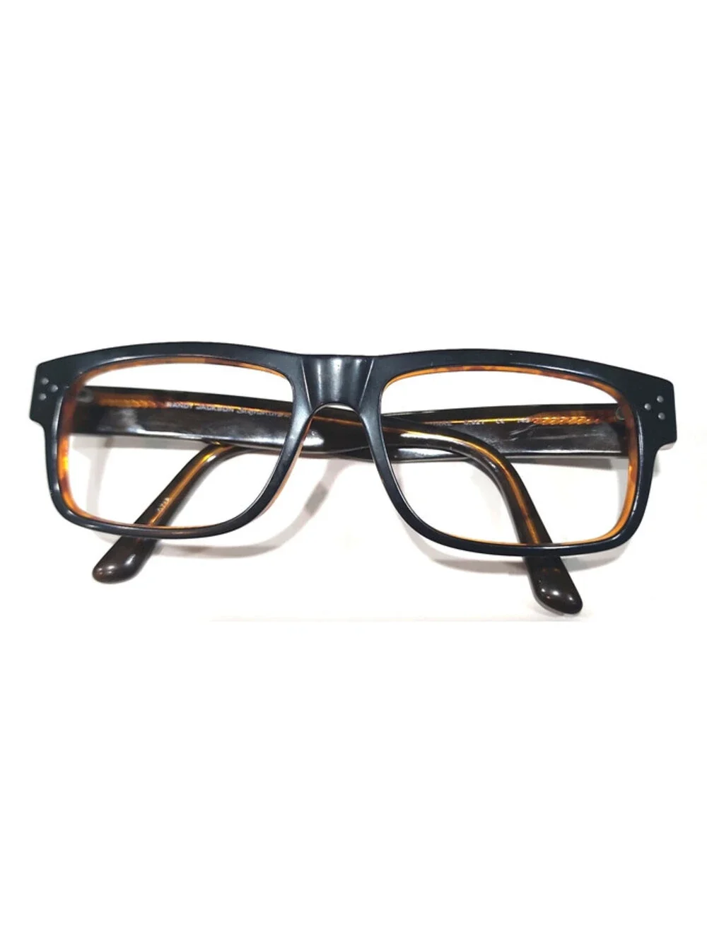 Randy Jackson Signature S925 Large Black Tortoise Sunglasses Frame 55-17 145